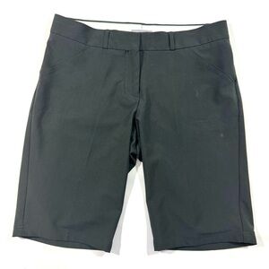 Peter Millar Womens Long Shorts Black Sweat Wicking